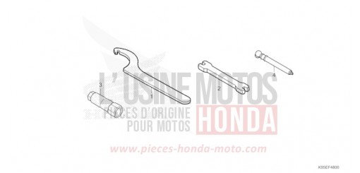 OUTILS CRF250RP de 2023